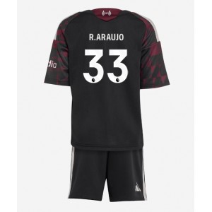 Liverpool Ronald Araujo #33 Jalkapallovaatteet Lasten Kolmas peliasu 2026-27 Lyhythihainen (+ Lyhyet housut)